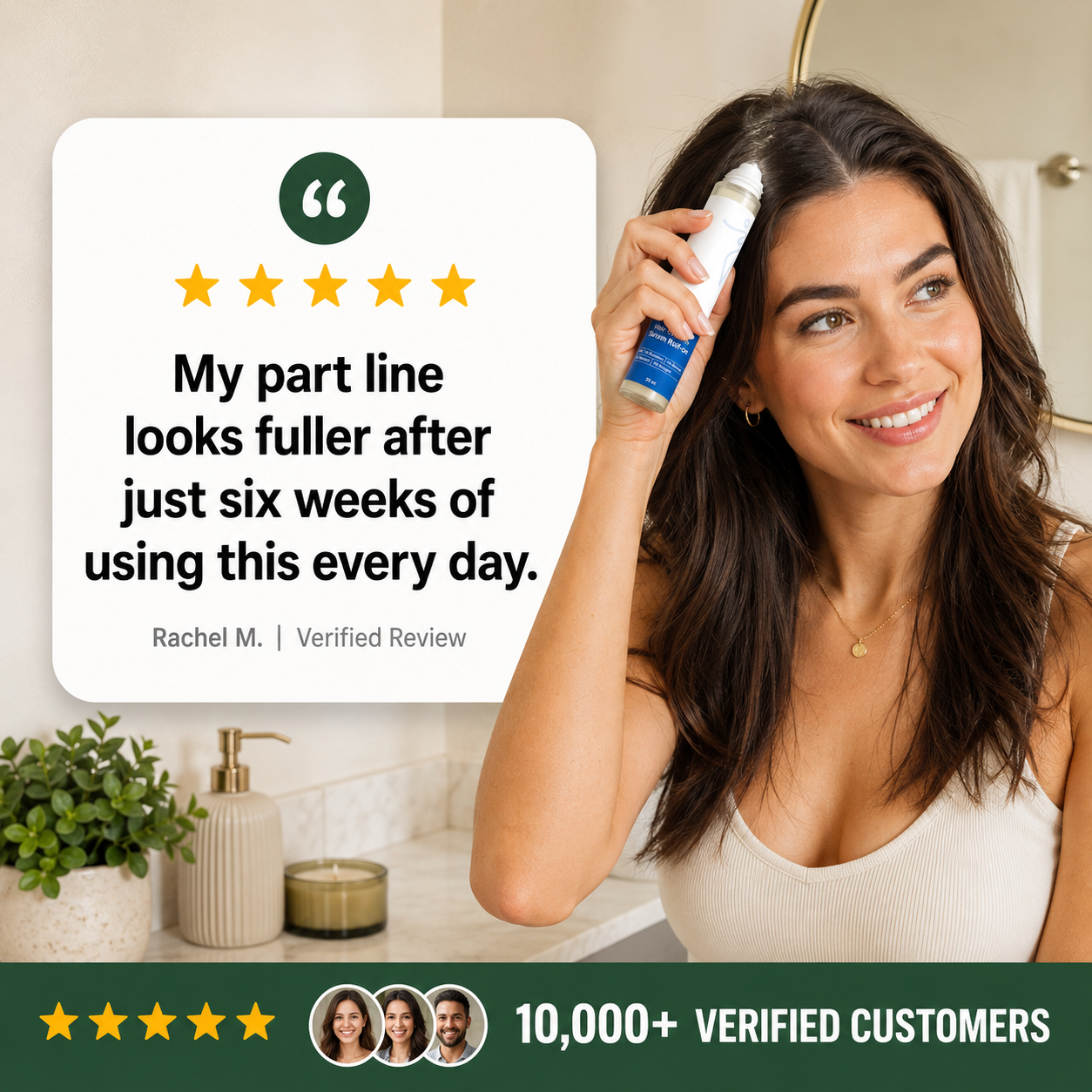 Roll-on Hair Growth Serum